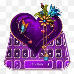 Classic Purple Love Heart - Heart Emoji,Purple Heart Emojis