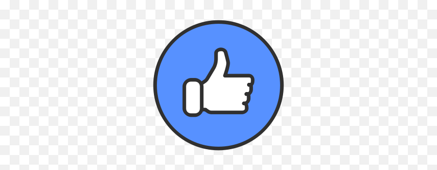 Emoji Facebook Like Like Button Icon - Like Emoji No Background,Emoji Facebook