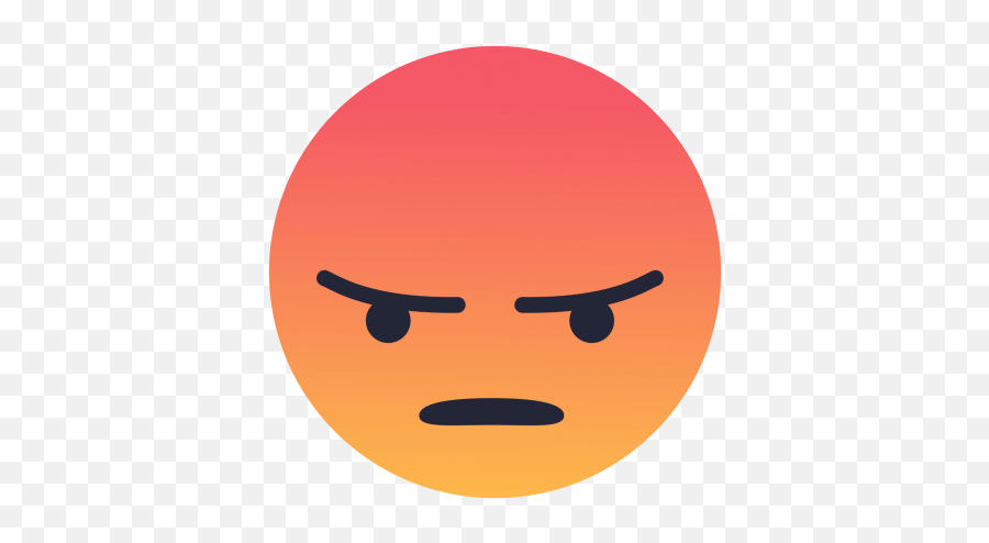 Facebook Angry Emoji Png Image Free - Angry Facebook Reacts Png,Thinking Facebook Emoji