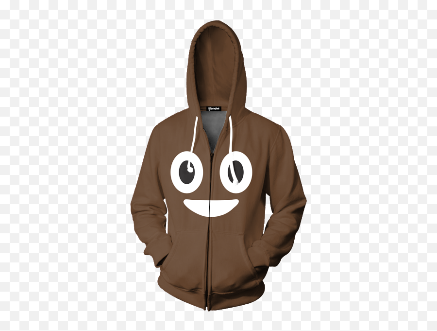 Emoji Poop Zipup - Big Bang Theory,Emoji Hoodies