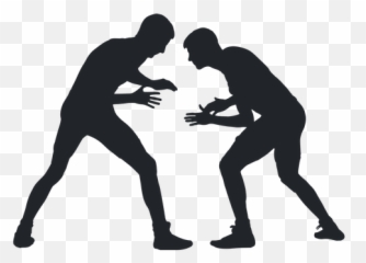Wrestlers Vector Transparent Png - Wrestling Clipart Emoji