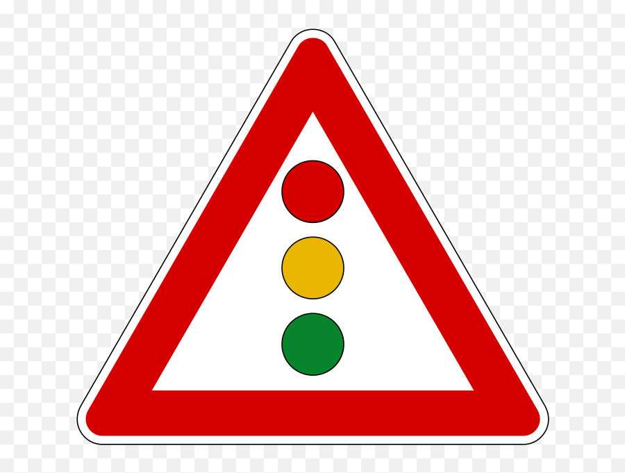 Israel Road Sign 122 - Traffic Lights Road Sign Emoji,What Emoji Signs Mean