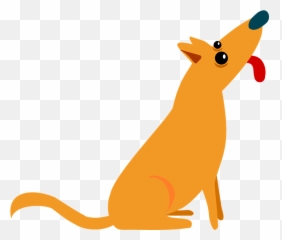 Dog Sitting Pet - Clip Art Vector Emoji