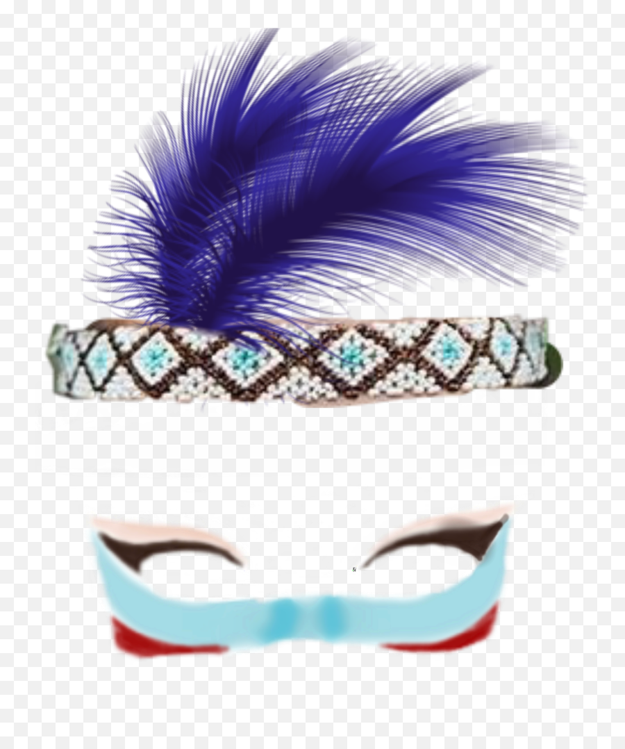 Indigena India Native American Indigena Penacho Remix F - Mask Emoji,Native American Emoji