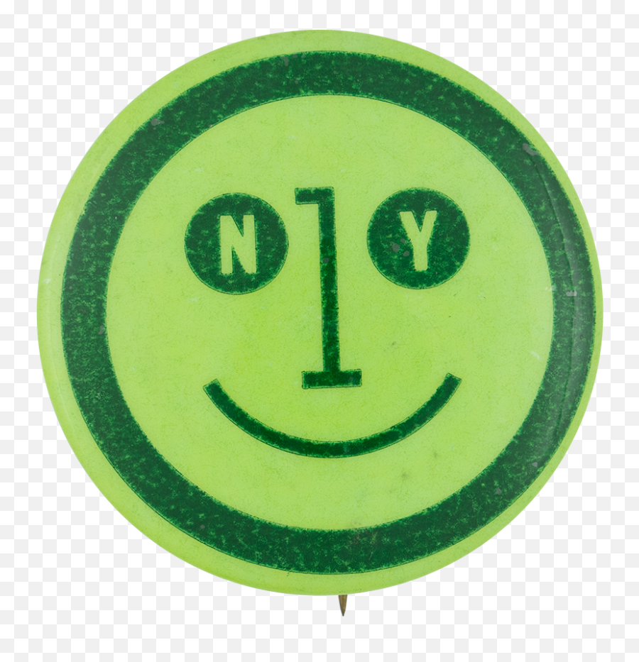 Twa New York Smiley Busy Beaver Button Museum - Light Rail Transit Logo Emoji,New Emoticon