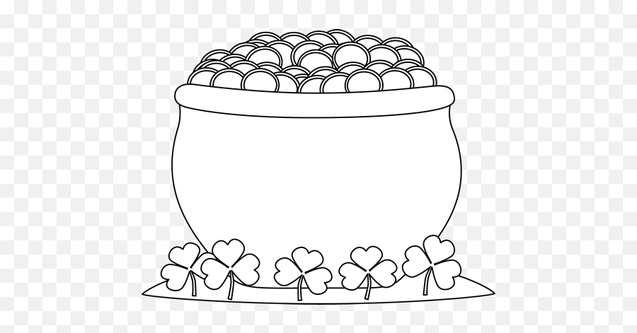 Free Picture Of A Pot Of Gold Download - Pot Of Gold Black And White Emoji,Pot Of Gold Emoji