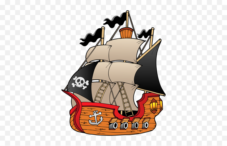 Pirate Ship Clipart Png - Pirate Ship Clip Art Png Emoji,Pirate Ship Emoji