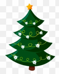 Top Winters Christmas Tree Stickers For - Emoji