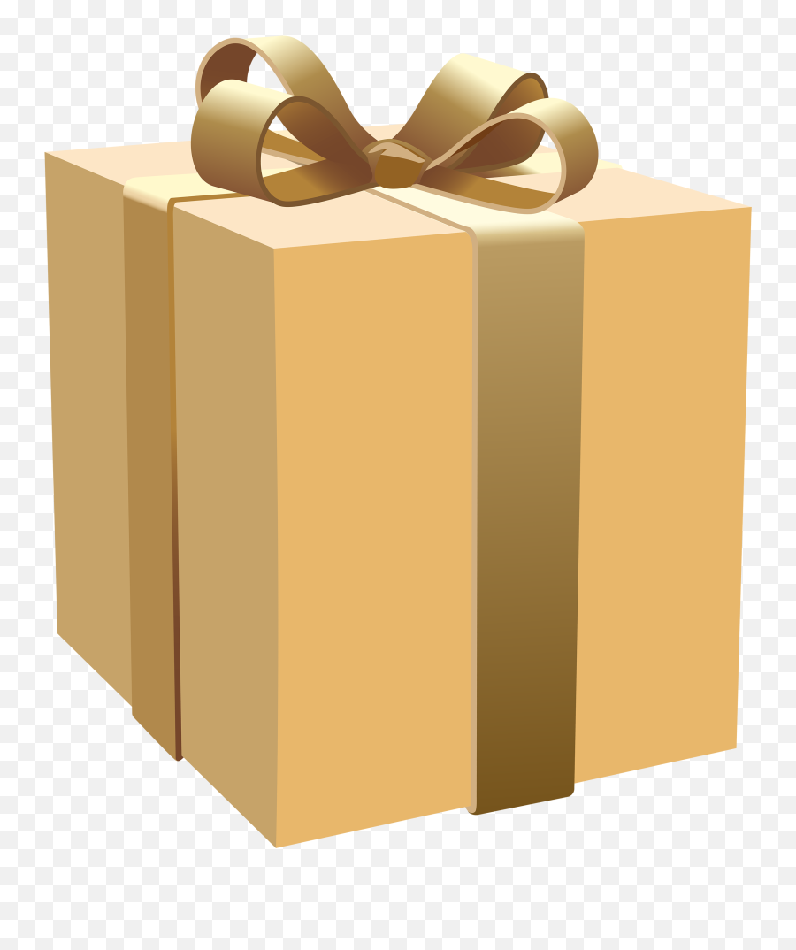 Box Clipart - Real Gift Box Png Emoji,Cardboard Box Emoji