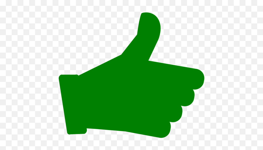Picture - Green Thumbs Up Transparent Emoji,Green Thumb Emoji