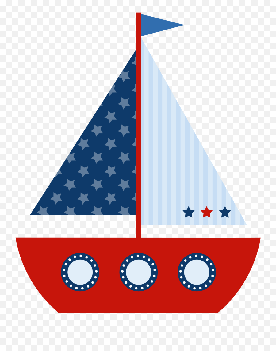 Cute Clipart Sailboat Cute Sailboat - Nautical Sailboat Clipart Emoji,Sailing Emoji