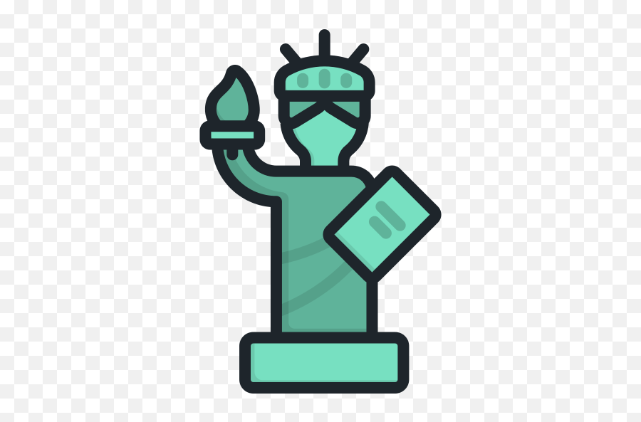 Statue Of Liberty Icon At Getdrawings Free Download - Statue Of Liberty National Monument Emoji,Liberty Emoji