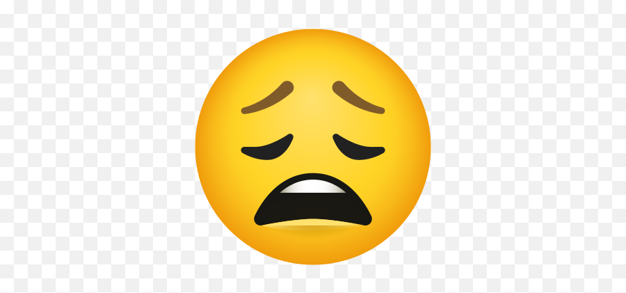 Weary Face Icon - Smiley Emoji,Sad Anime Emoji