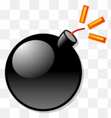 Bomb Svg Clear Background - Transparent Png Clipart Emoji