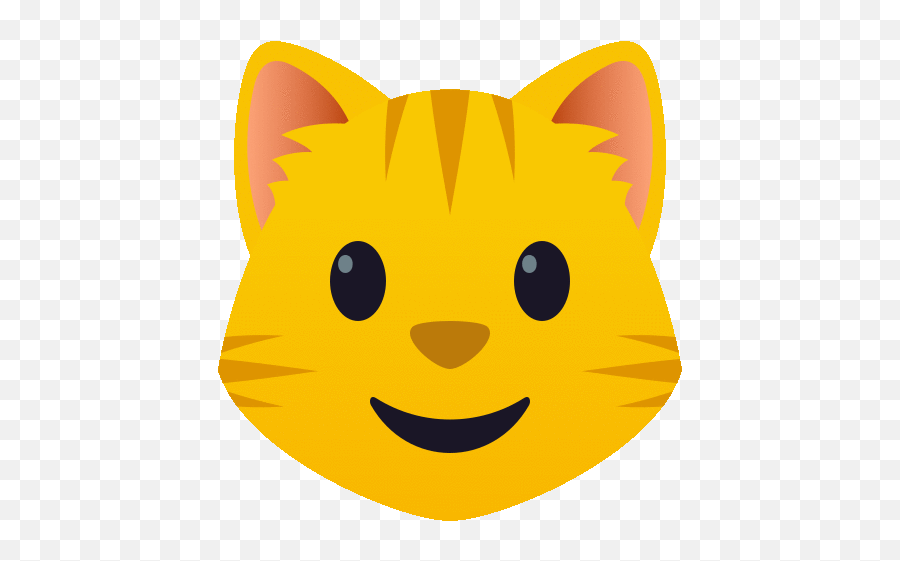 Cat Face Nature Gif - Joypixels Emoji,Cat Emoticon