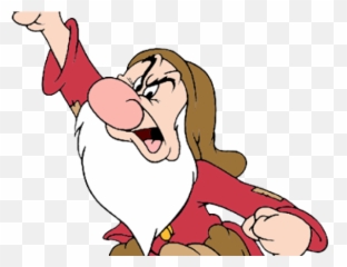 Dwarf Clipart Grumpy Woman - 7 Eyes Emoji