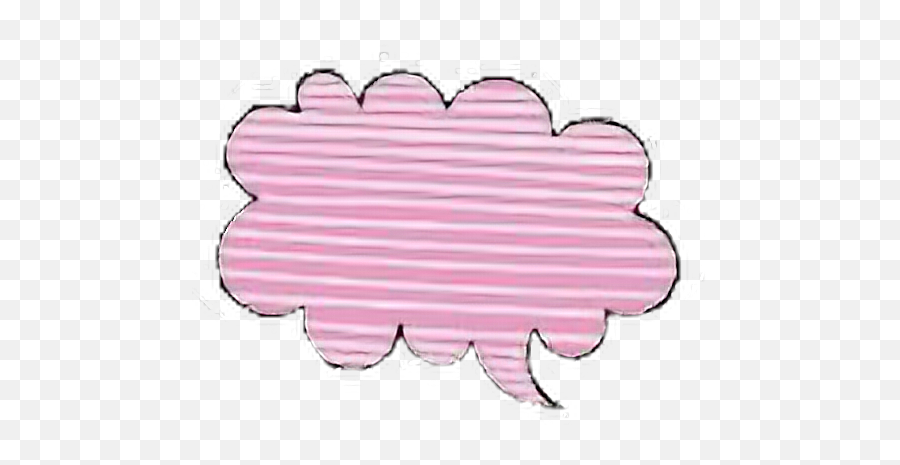Chat Bubble Pink Freetoedit - Sticker By Suzanne Girly Emoji,Chat Bubble Emoji
