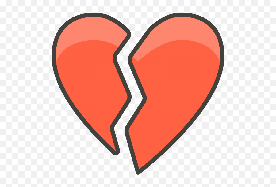 Hearts Png - Broken Heart Emoji Heart 177444 Vippng Imagenes De Un Corazon Roto Animados,Heart Emojii