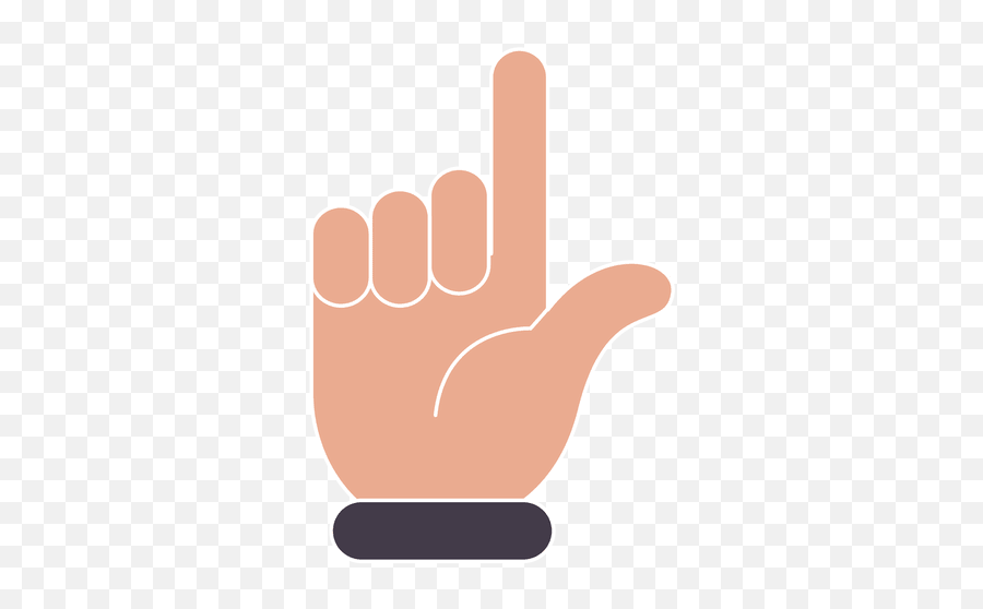 Hand Pointing With White Stroke - Transparent Png U0026 Svg Hand Pointing Vector Png Emoji,Hand Pointing Emoji