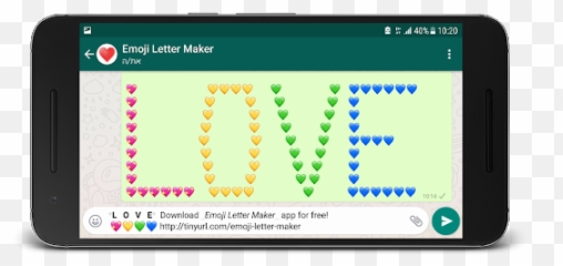 Emoji Letter Maker App Ranking And Store Data - Smartphone,Emoji Letters