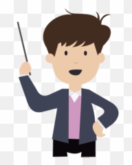 Boy Teaching - Teacher Clipart Transparent Background Emoji