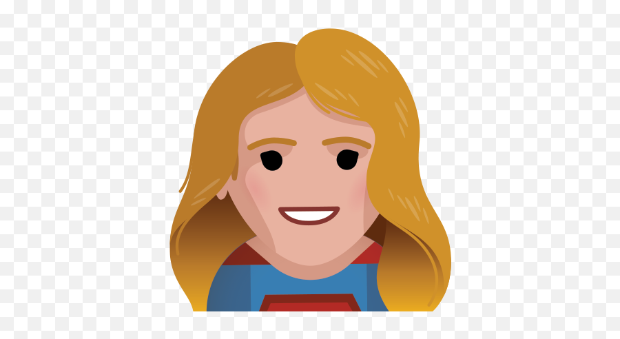 Supergirl Emoji Png Png Image - Cartoon,Supergirl Emoji