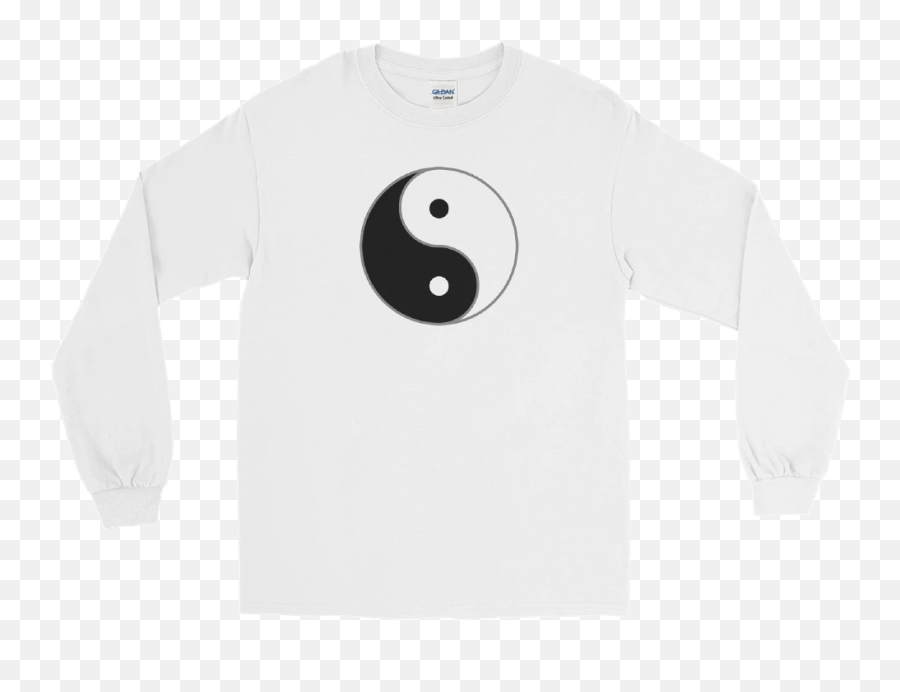 Yin And Yang Long Sleeve Emoji,Yin Yang Emoticon