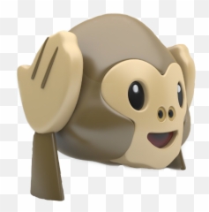 Monkey 3d 3demoji 3dmodel Model Emoji Monkeyemoji 3dmon - Cartoon