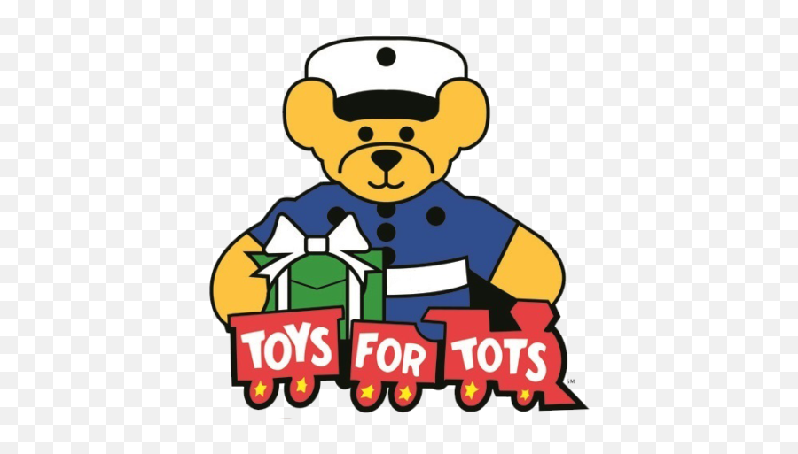 Toys For Tots Boxes Found Throughout - Toys For Tots Logo Transparent Emoji,Salute Emoticon Text