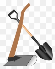 Free Garden Tools Shovel - Cangkul Dan Skop Emoji,Broom Emoticon