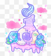 Kawaii - Pastel Goth Tattoo Emoji