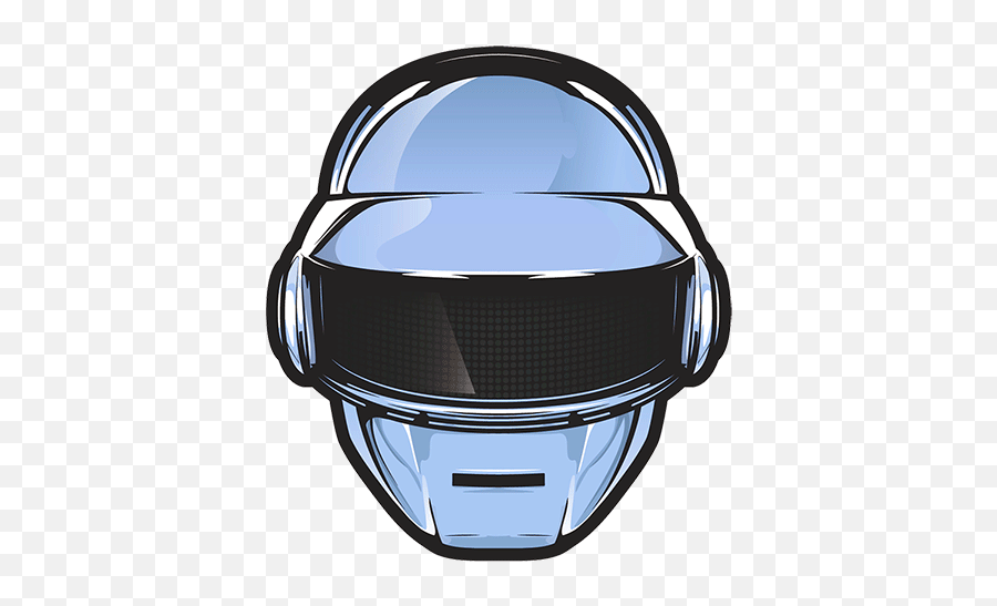 Helmet Stickers For Android Ios - Daft Punk Helmet Transparent Emoji,Daft Punk Emoji