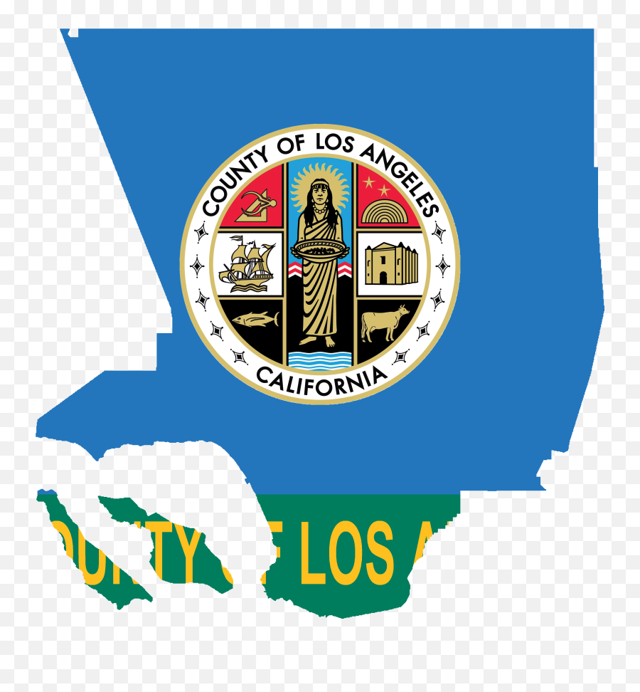 Flag Map Of Los Angeles County - Seal Of Los Angeles California Emoji,Emoji 2 Los Angeles