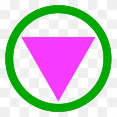 Straightally - Safe Space Pink Triangle Emoji