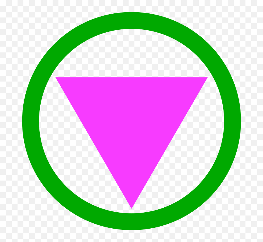 Straightally - Safe Space Pink Triangle Emoji,Gay Pride Flag Emoji