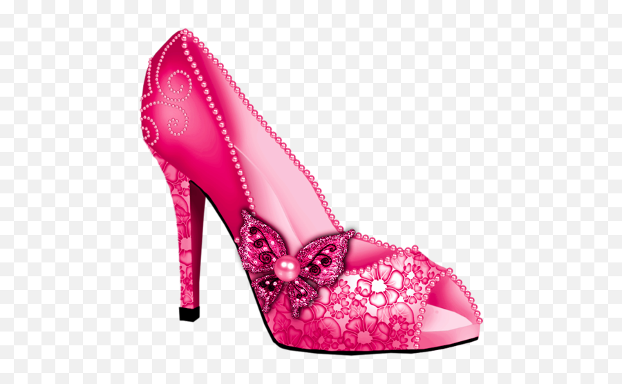 Pin - Pink Bling Clipart Background Emoji,Emoji High Heels