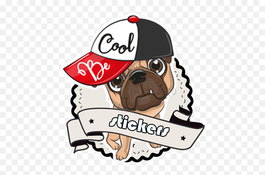 Download Stickers For Whatsapp - Cool Pug Emoji,Dog Emojis
