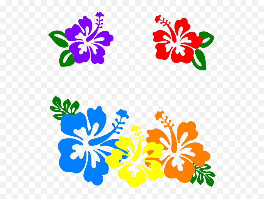Free Hibiscus Flower Clipart Download - Hibiscus Clip Art Emoji,Hawaiian Flower Emoji