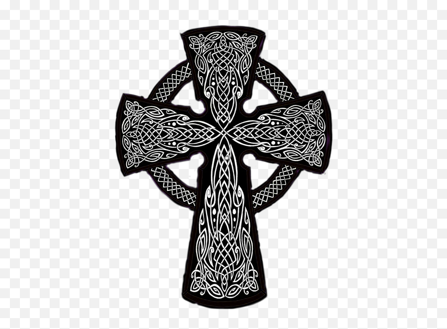 Celtic Cross - Celtic Cross Tattoo Designs Emoji,Celtic Cross Emoji