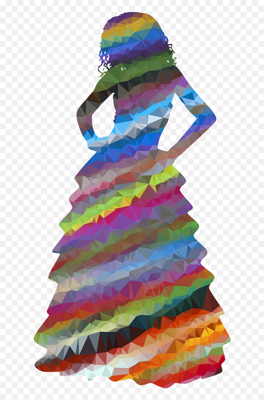 Colorful Prismatic Chromatic Rainbow - Fashion Design Icons Png Emoji,Pencil Dress Emoji