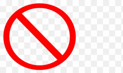 X Out Clipart - Do Not Pick Flower Emoji