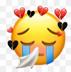 Emoji Saddays Rejected Tissue Sad - Smiley,Tissue Emoji