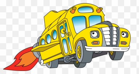Magic School Bus Clipart - Magic School Bus Png Emoji,School Bus Emoji