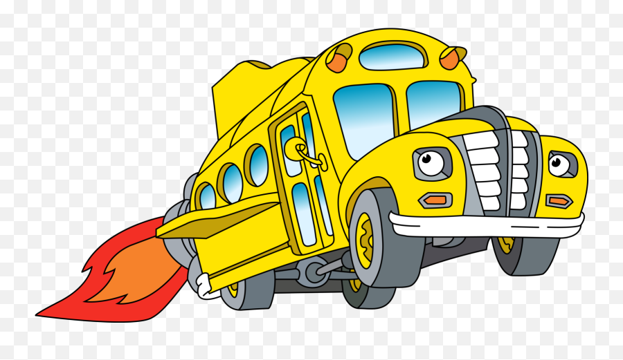 Magic School Bus Clipart - Magic School Bus Png Emoji,School Bus Emoji