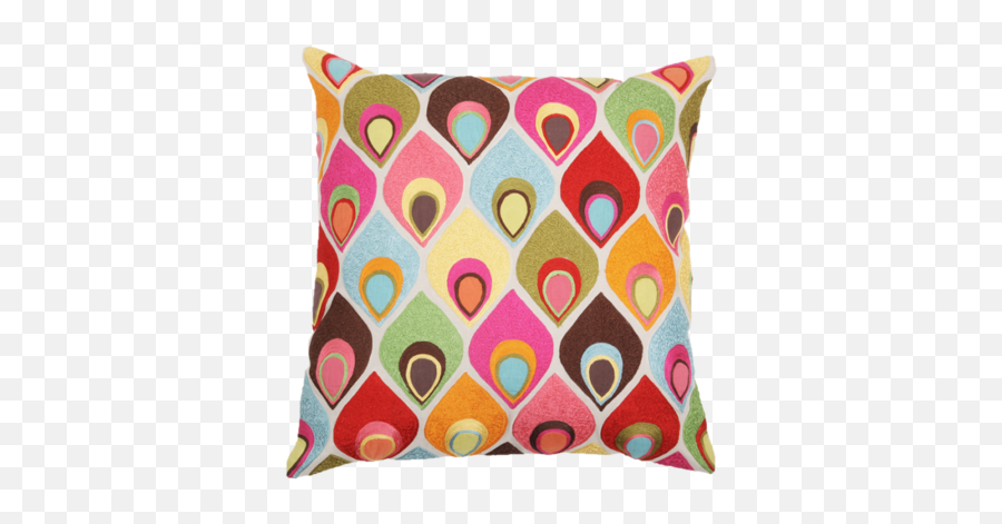 Multicolor Embroidered Pillow Cover - Cushion Emoji,Emoji Pillow Set