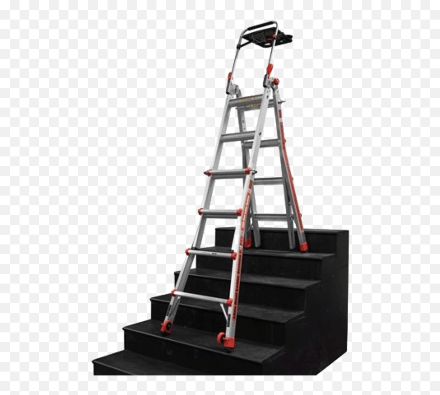 Little Giant Titan X 17u0027 Ladder With Airdeck U0026 Wheels - Stairs Emoji,Ladder Emoji
