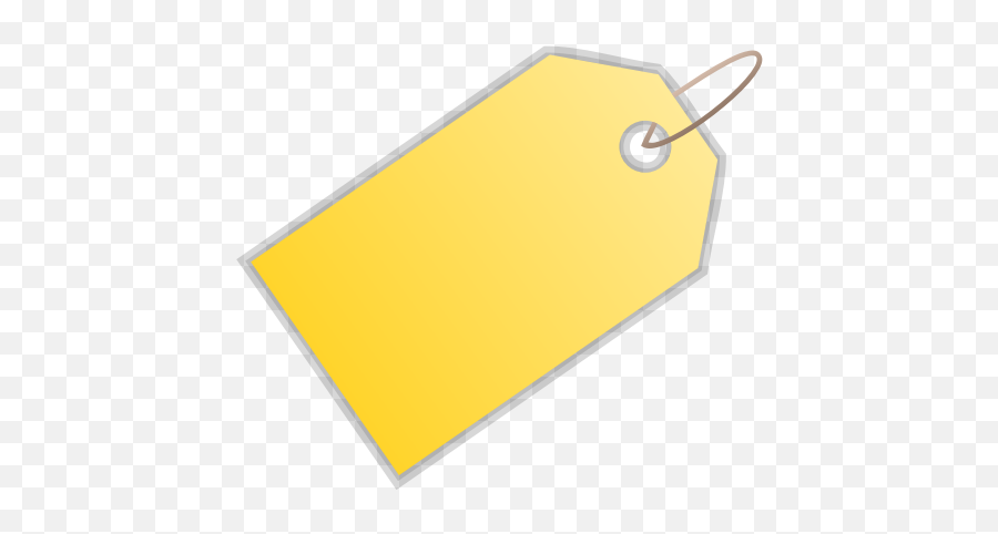 Vector Image Of Sign For Name Label - Yellow Price Tag Icon Png Emoji,Emoji Lol