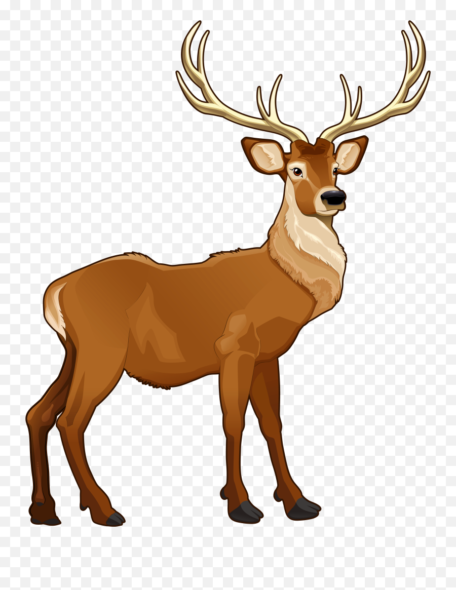 Clipart Face Deer Transparent - Reindeer Clipart Png Emoji,Deer Hunting Emoji