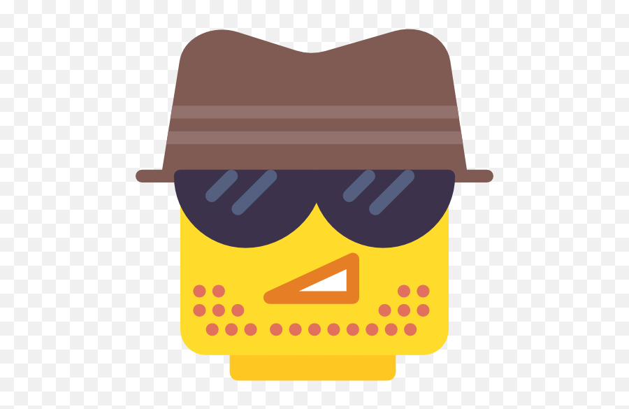 People Emoticon Detective Agent Lego Person Interface Icon - Agent Emoji,Emoji Detective