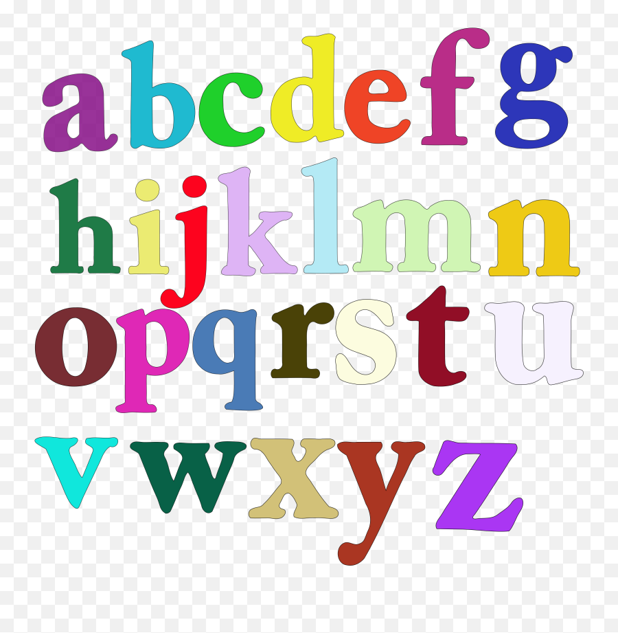 Clipart Letters Purple Clipart Letters Purple Transparent - Small Alphabet Clipart Emoji,Emoji Alphabet Letters